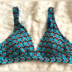 Juniors Aerie Halter Bikini Top Size Medium